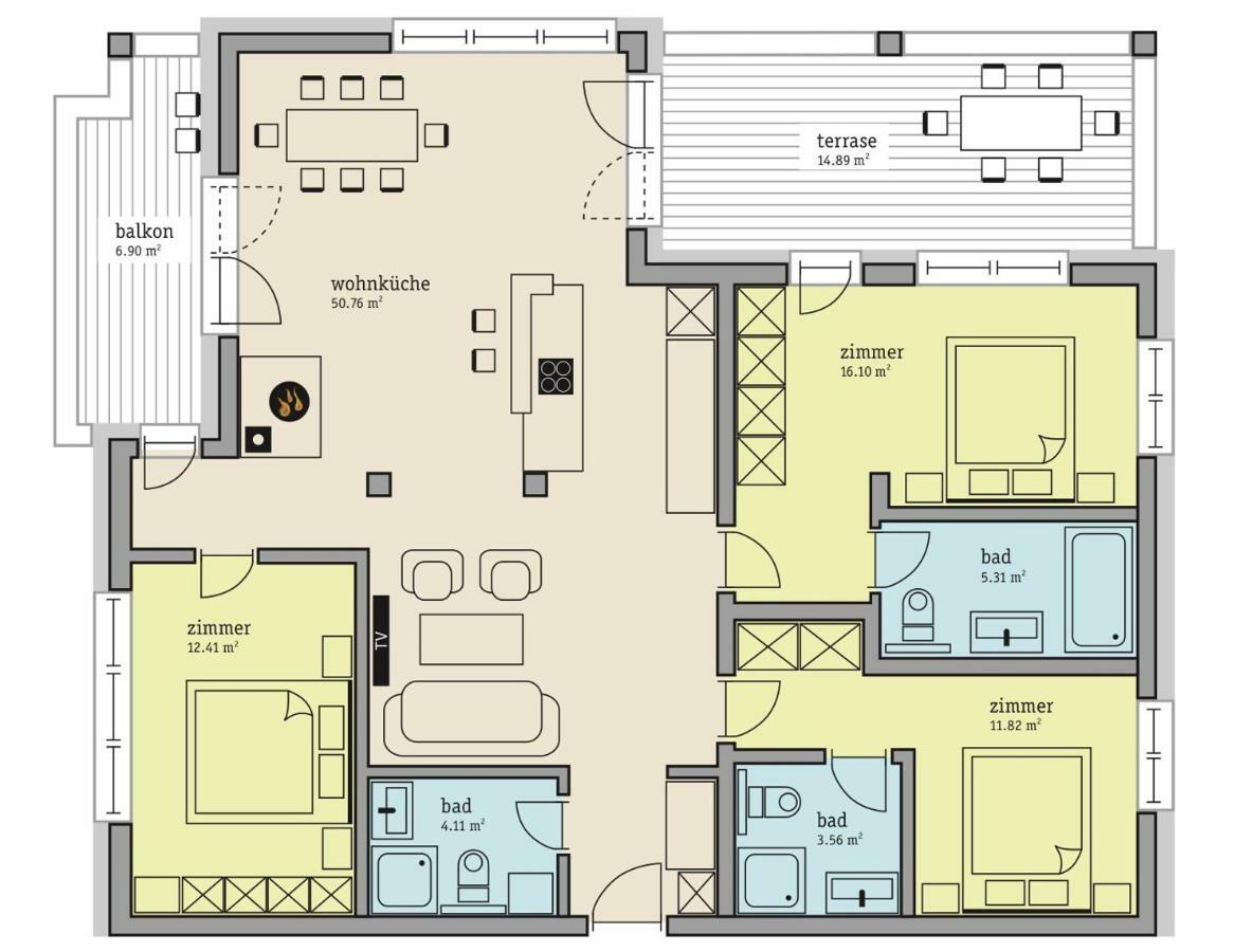 Kitzbuheler Alpen Penthouse Hollersbach Daire Hollersbach im Pinzgau Dış mekan fotoğraf